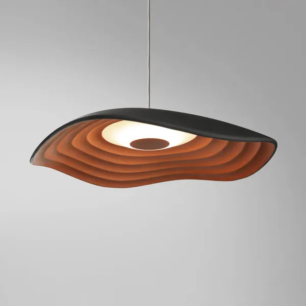Bover lámpara colgante LED Valentina S24 color negro/cobre