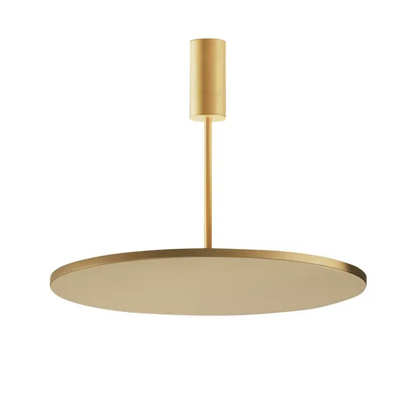 OLEV Lámpara LED de techo FLUENTIS, dorada, Ø 54 cm, metal 2700 K