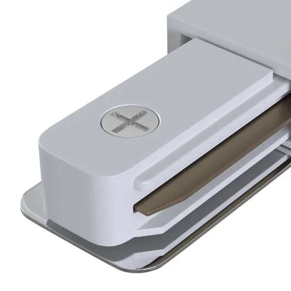 Maytoni Conector de riel, riel monofásico rígido, blanco