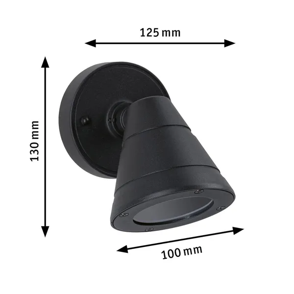 Paulmann Trian aplique de exterior GU10 orientable