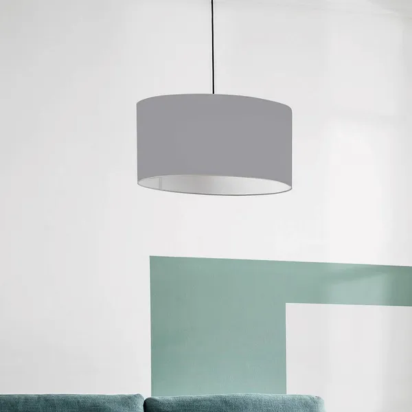 Schöner Wohnen Pina lámpara colgante simple, gris claro