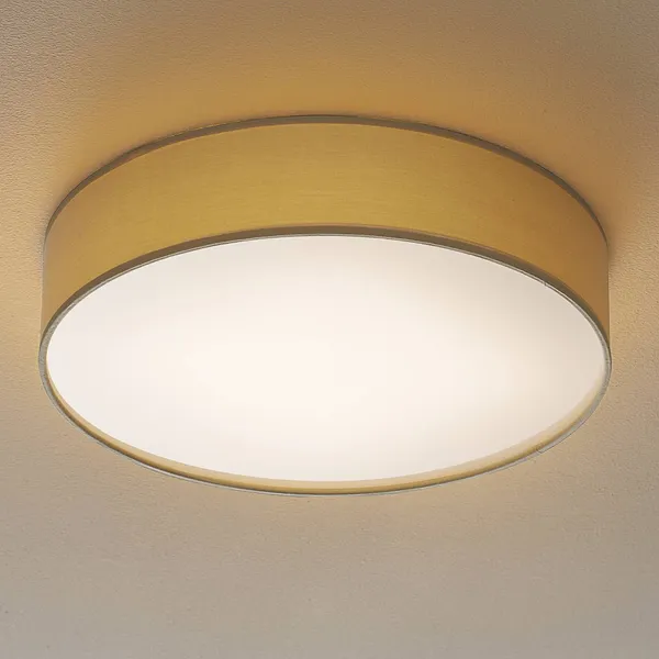 LEDS-C4 Bol lámpara LED de techo, pantalla textil
