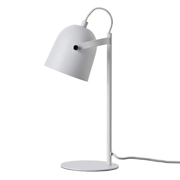 Dyberg Larsen Oslo lámpara de mesa, metal, blanco
