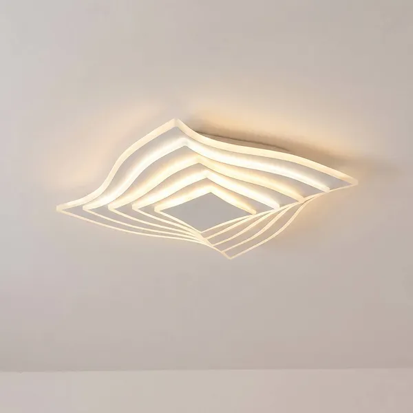Plafón LED Rebeka de Lindby, 47 x 47 cm, CCT, control remoto