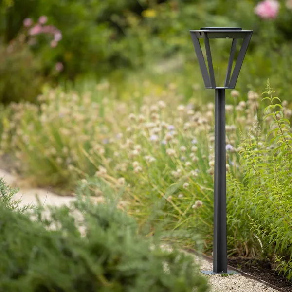 Les Jardins Bolardo luminoso LED Metro con sensor, gris