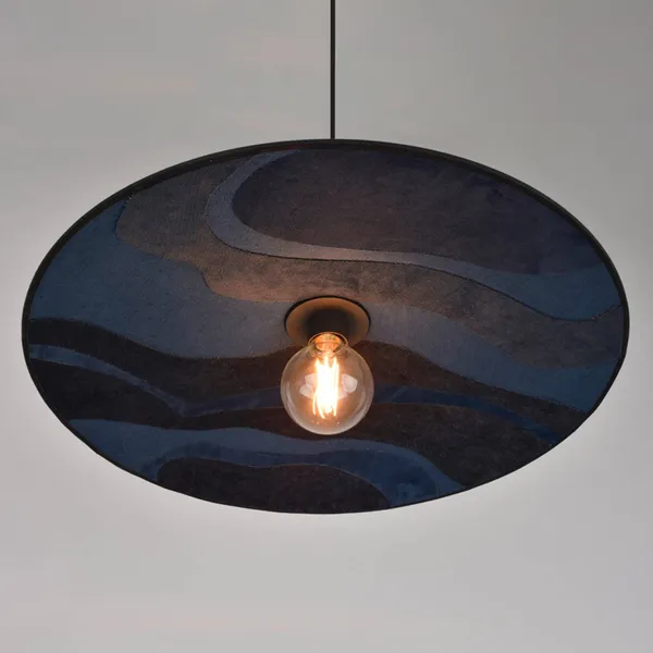MARKET SET Sonia Laudet Colgante 60 cm malaquita noche