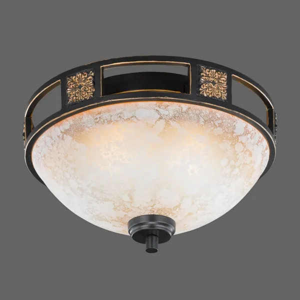 Trio Lighting Lámpara de techo Caecilia en estilo antiguo, 33 cm