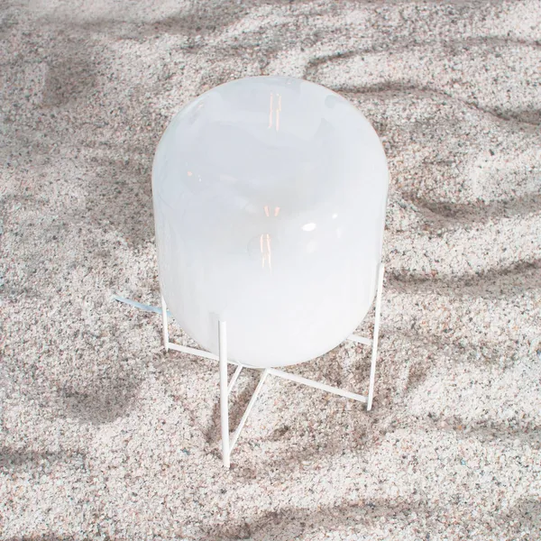 pulpo lámpara de mesa Oda Small, blanco/blanco, altura 45 cm