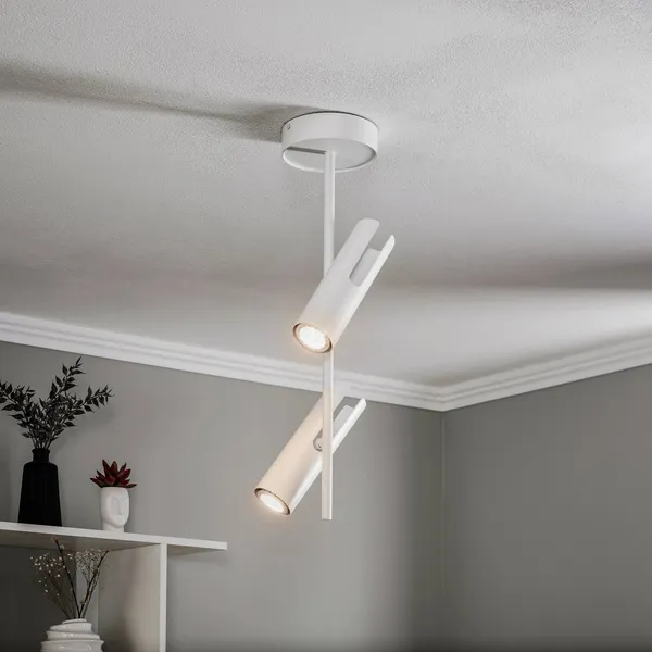 SIGMA Downlight Leda 2, 2 luces, blanco