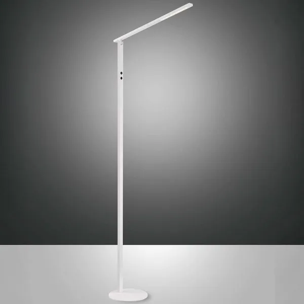 Fabas Luce Lámpara de pie LED Ideal, 1 luz, CCT, blanco
