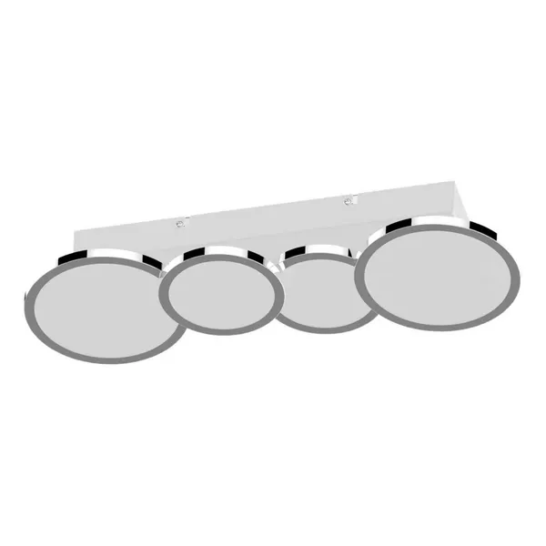 Lightme plafón LED Aqua 4 luces con CCT