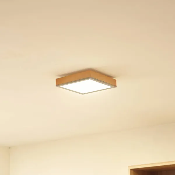 Lámpara de techo Laviona LED de Lindby, cuadrada, 30 cm