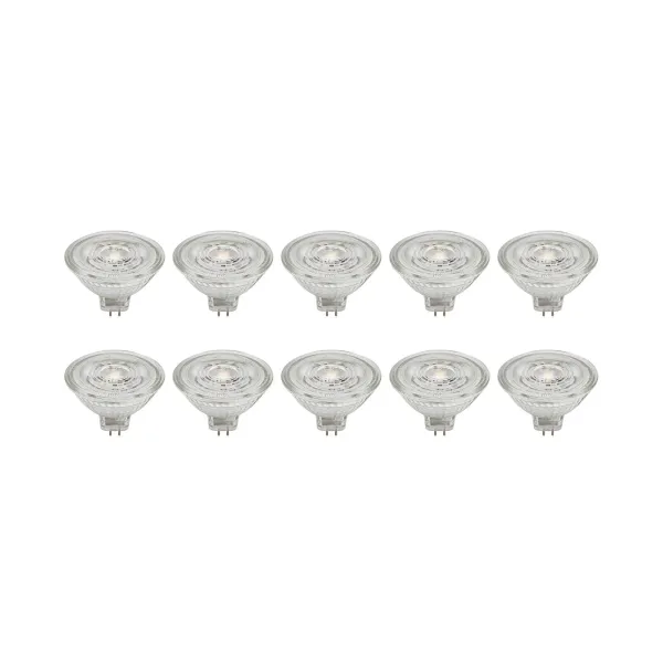 Prios bombilla reflectora LED GU5.3 4.3W 345lm 36° claro 830 juego de 10
