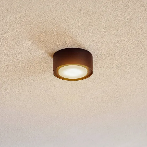 Nowodvorski Lighting Flea downlight de techo de acero, negro