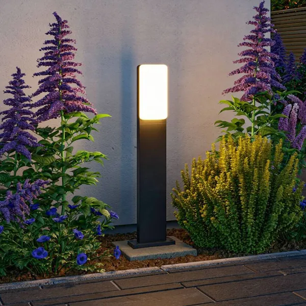 Paulmann Bolardo luminoso LED Bonnie, aluminio, antracita