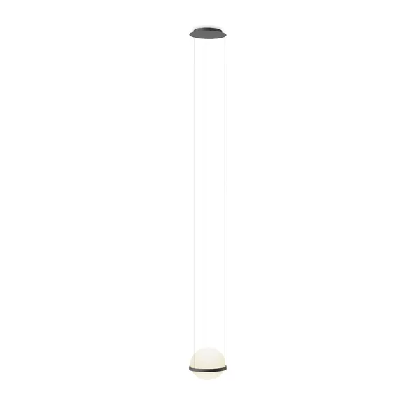 lámpara colgante LED Vibia Palma 3720, atenuable, grafito