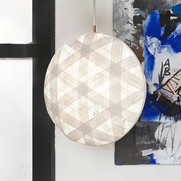 Forestier Chanpen M hexagonal colgante, blanco