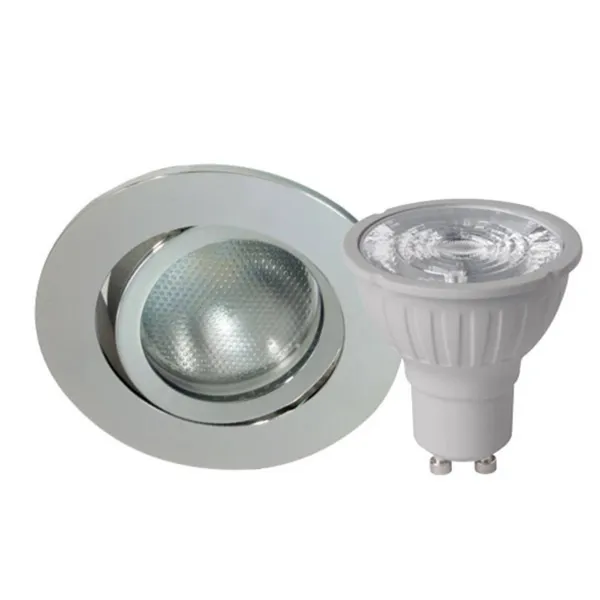 Megatron DecoclicSet foco GU10 5,2W plata