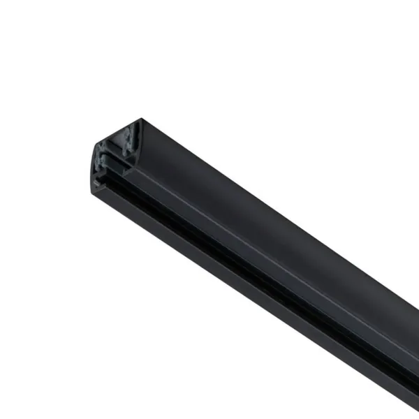 Raíl del sistema URail de Paulmann, 10 cm, negro mate