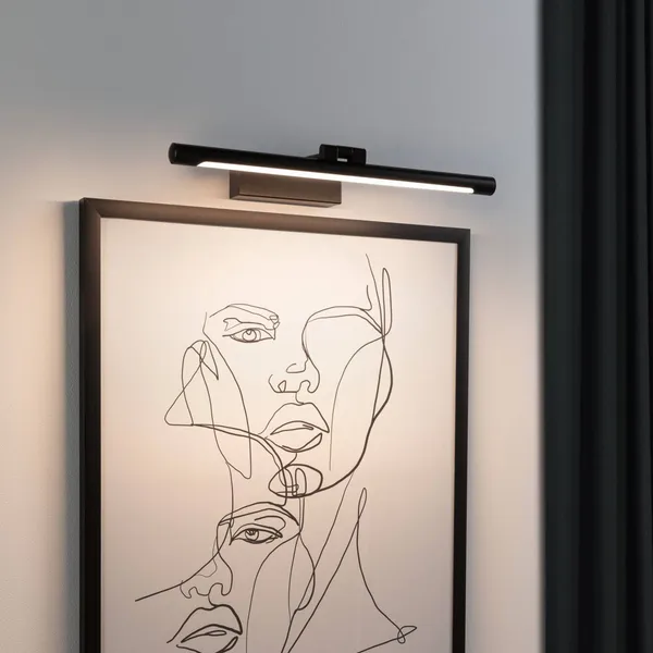 Paulmann Mingo Lámpara para cuadros LED 41,5 cm negro