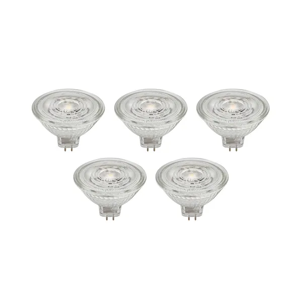 Prios bombilla reflectora LED GU5.3 4.9W 500lm 36° claro 827 juego de 5