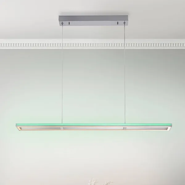 Paul Neuhaus Helix colgante LED, control remoto