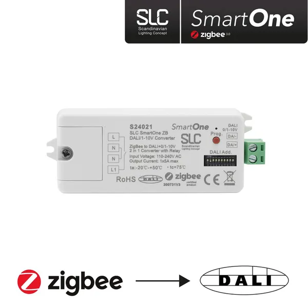 The Light Group Convertidor de señal SLC SmartOne de ZigBee a DALI/1-10V