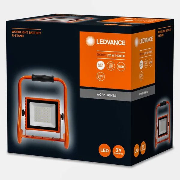 LEDVANCE Worklight Battery Lámpara de trabajo LED 20 W