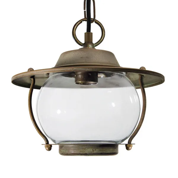 Moretti Luce Adessora lámpara colgante exterior con cadena