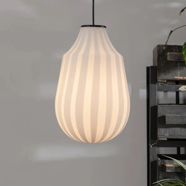 Karman Circus lámpara colgante 37 cm vidrio blanco