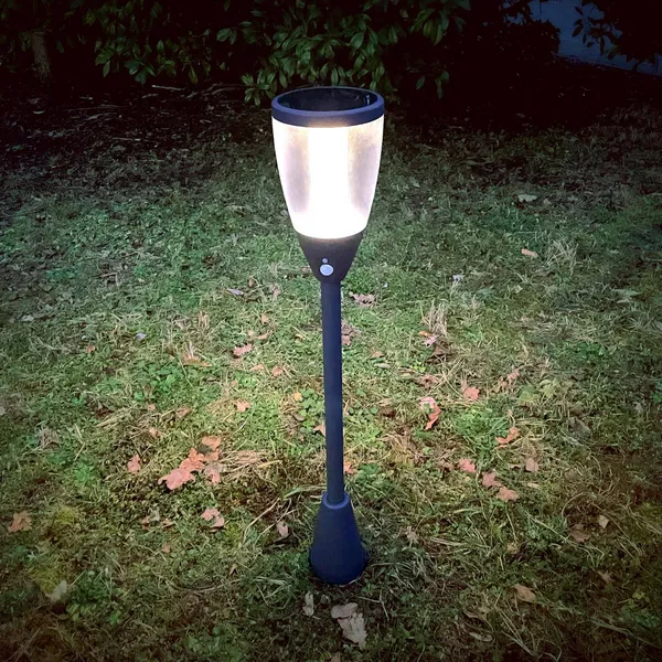 Megatron Ondin bolardo luminoso solar LED sensor