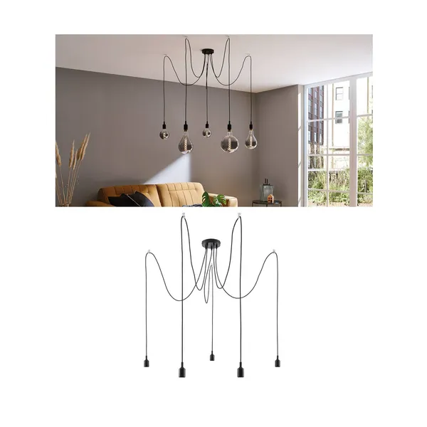 Paulmann Neordic Ketil lámpara colgante, 5 luces