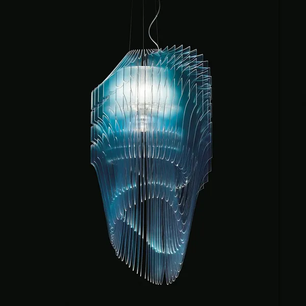 Slamp Avia Edition M Blue lámpara colgante