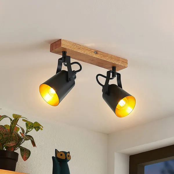 Lindby Kimban foco de techo, 2 luces