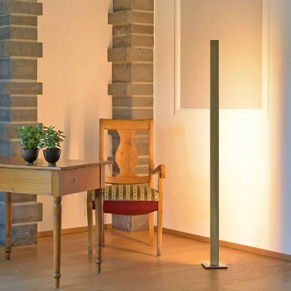 HerzBlut Leonora de pie LED 161cm roble aceitado