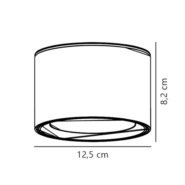 Nordlux LED downlight de techo Landon Smart, blanco, altura 8,2 cm