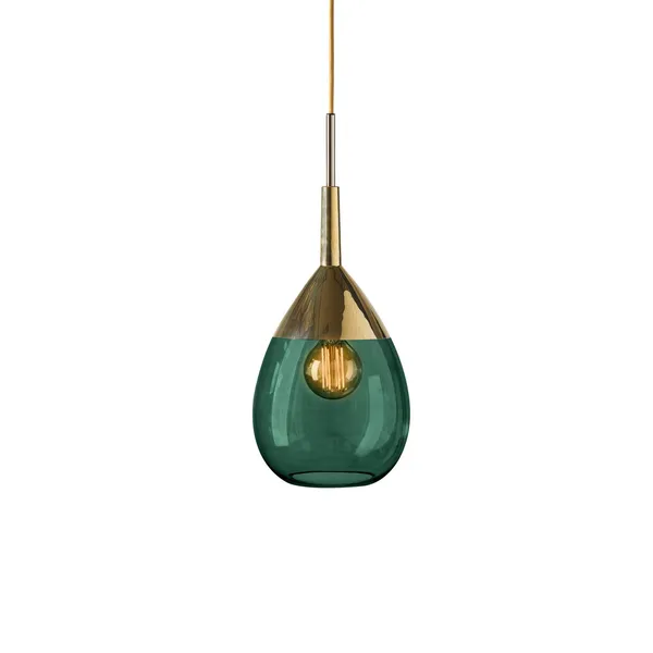 EBB & FLOW Lute colgante ivy green/gold Ø 22 cm