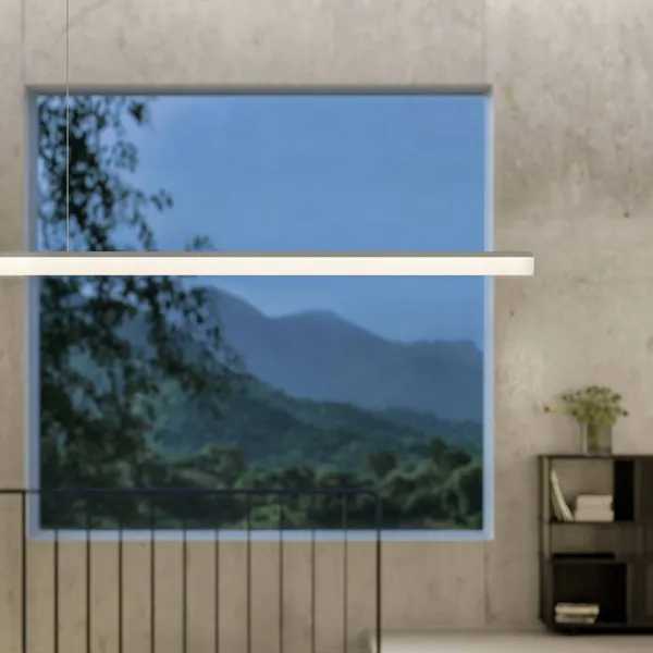 Ribag Aroa Colgante LED Dali dim 2.700K aluminio 120cm