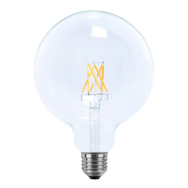 Segula Bombilla LED globo 24V DC E27 6W 927 Filamento atenuable