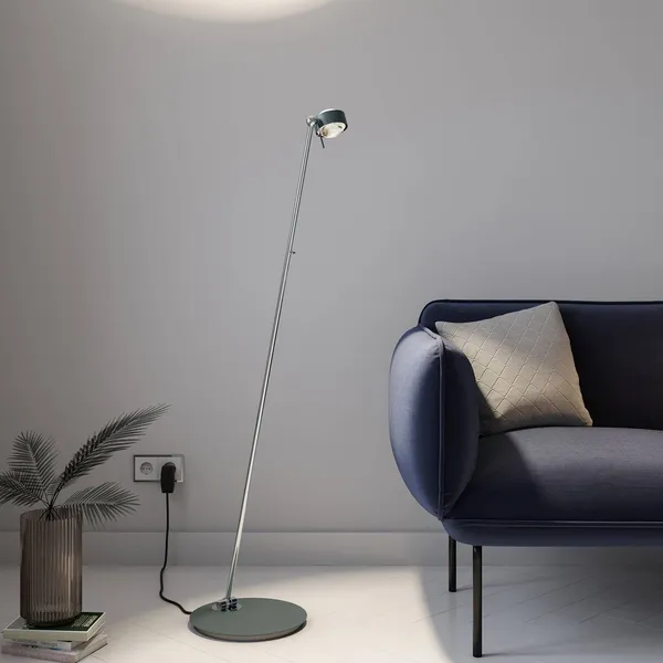 Top Light Puk Mini Floor Mini Single LED mate/antracita claro