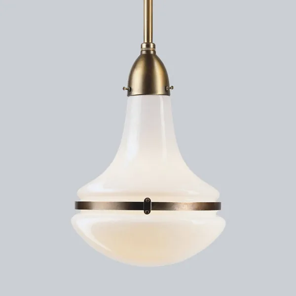 Berliner Messinglampen Lámpara colgante Brida de latón, Ø 24 cm
