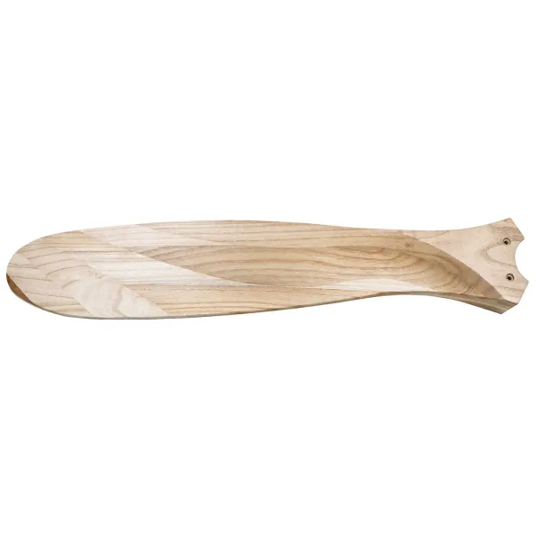 CasaFan Ventilador de techo ECO GENUINO, cromo/madera clara, Ø 122 cm, silencioso