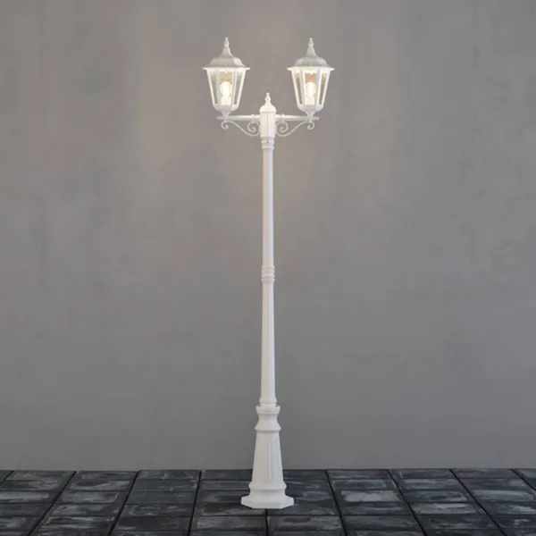 Konstsmide Farola Firenze, 2 luces, blanco