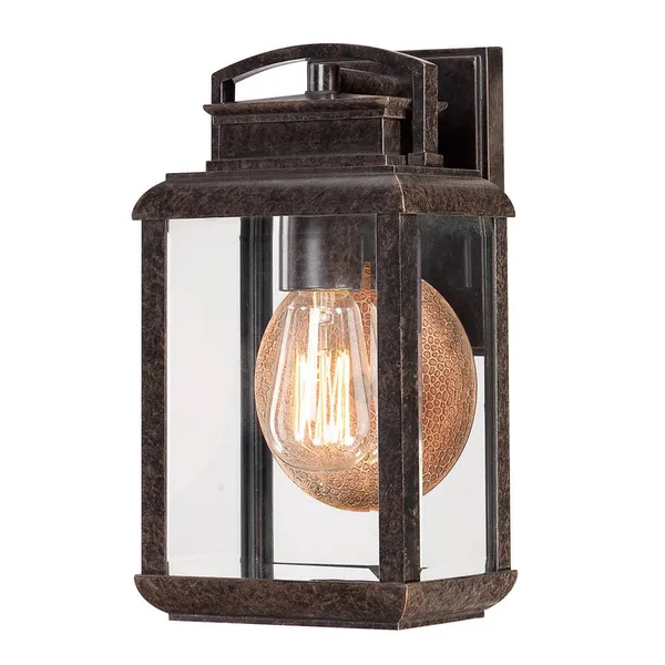 QUOIZEL En aspecto vintage - aplique de exterior Byron