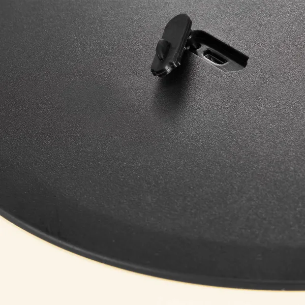 Nordlux Lámpara de mesa LED Kettle TRIPOD madera, pantalla 36cm
