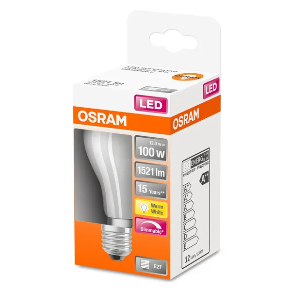 OSRAM bombilla LED E27 Superstar 11W mate 2.700K