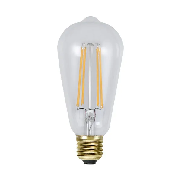 STAR TRADING Bombilla LED E27 ST64 3,6W 2.100 K Soft Glow, atenuable