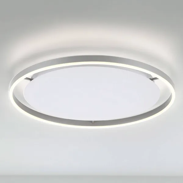 JUST LIGHT. GmbH Plafón LED Ritus, Ø 58,5cm, aluminio