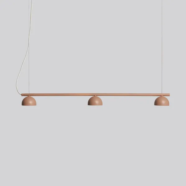 Northern Blush lámpara colgante LED 3 luces, beige