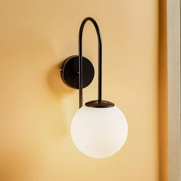 Luminex Aplique de pared Berlin negro